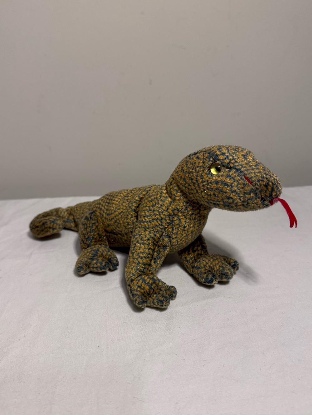 Ty Beanie Babies 1999 Scaly the Monitor lizard plush Stuffed Animal "Retired"